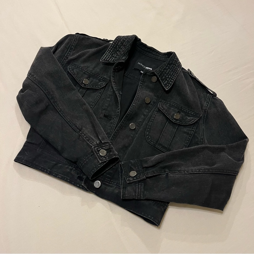 Acid Wash Denim Jacket